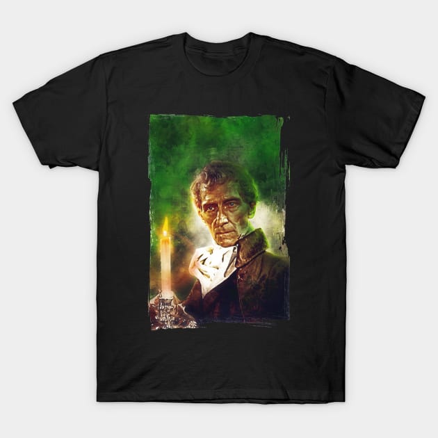 Peter Cushing in the Amicus film And Now the Screaming Starts T-Shirt by UnlovelyFrankenstein